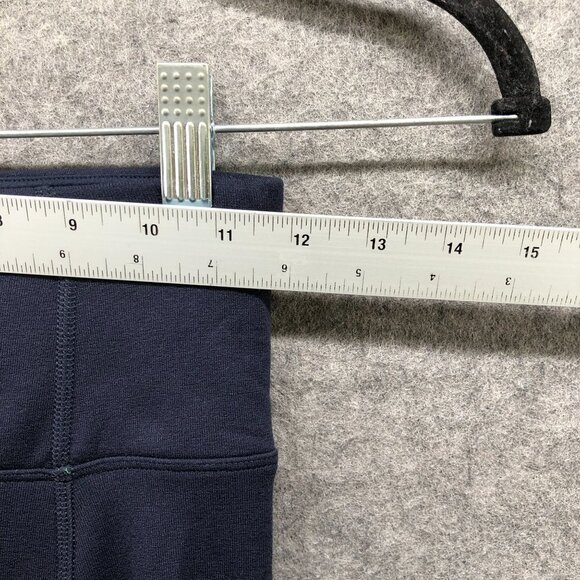 Athleta Altitude Tight In Polartec Power Stretch XXS Navy Blue Womens Leggings - Picture 6 of 8